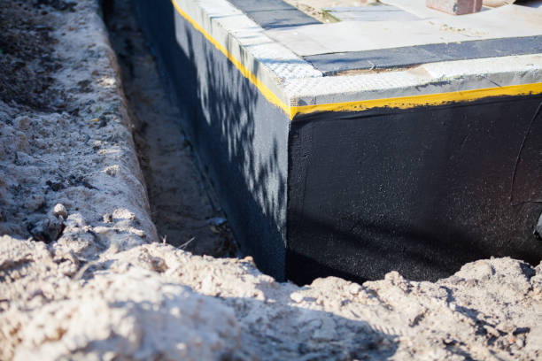 Professional Exterior Waterproofing technician working in Fair Haven, NJ